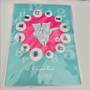 Authentic Origami Owl 2015 Charm Collectible Card 12 Charms Designer Convention